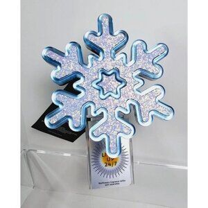 SPARKLE SNOWFLAKE Bath & Body Works GLOW Nightlight WALLFLOWER PlugIn NEW